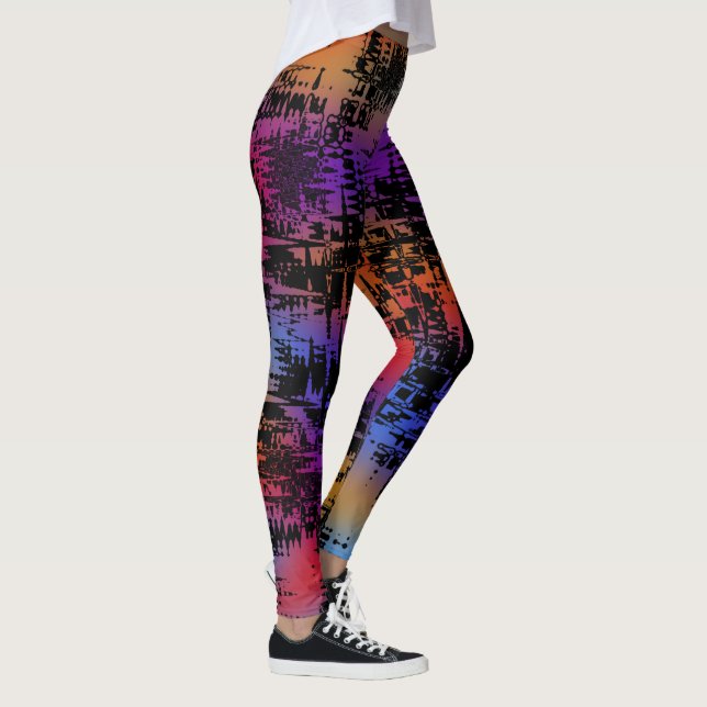 Leggings Leggencias del atardecer de la ciudad (Derecha)