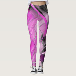 Leggings Leggencias del diseñador púrpura