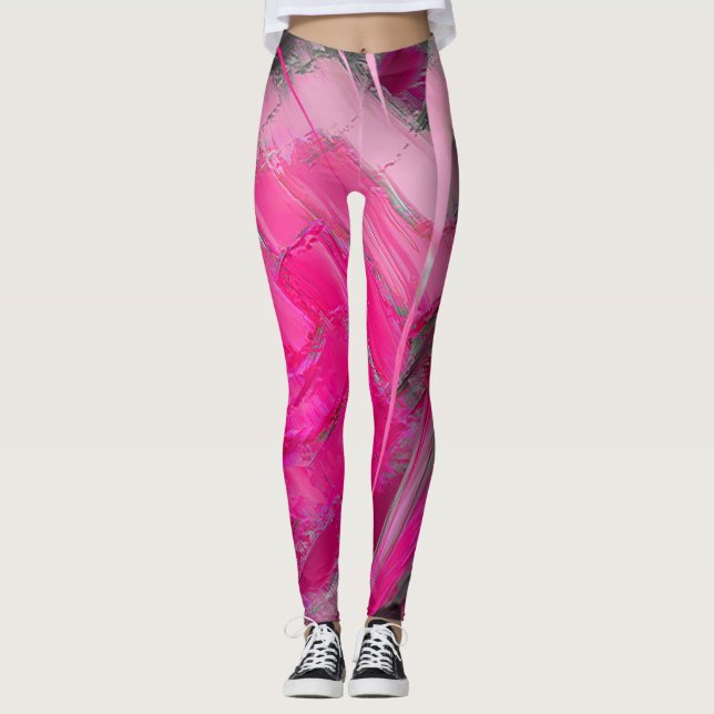 Leggings Leggencias del Diseñador rosa (Anverso)