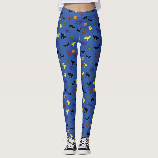 Leggings Leggencias del diseño de Halloween (Anverso)