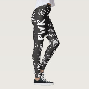 Leggings Leggencias Del Festival Blanco Y Negro