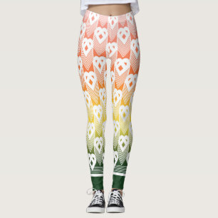 Leggings Leggencias del movimiento cardíaco gradiente - Ene