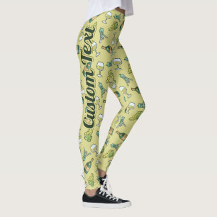 Leggings Leggencias del patrón de vino blanco