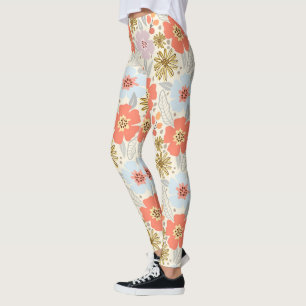 Leggings Leggencias del patrón floral inspiradas en el Boho