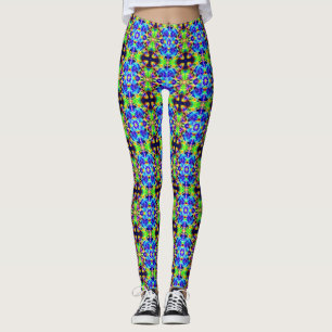Leggings Leggencias del portal de luz fractal de neón cósmi