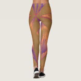 Leggings Leggencias doradas reales marrones