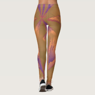 Leggings Leggencias doradas reales marrones