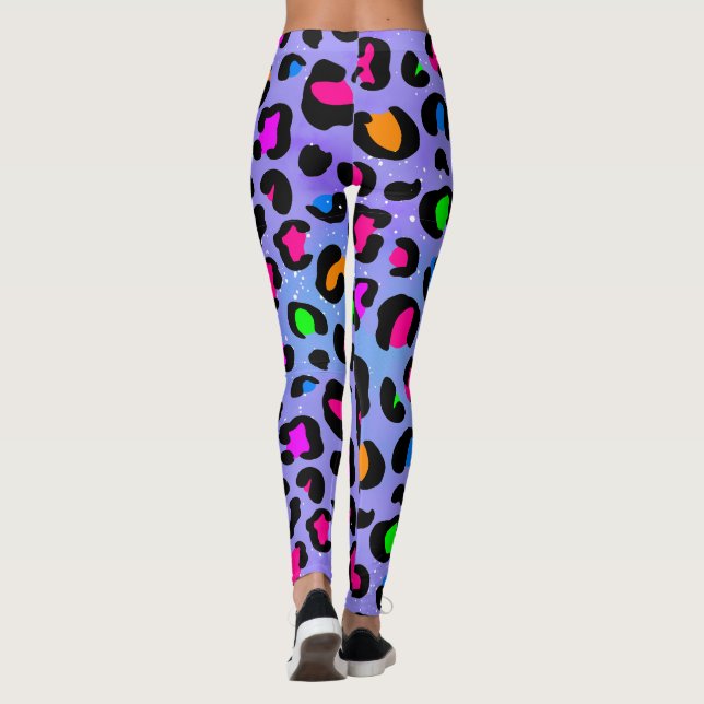 Leggings Leggencias Dream Lilac Leopard (Reverso)