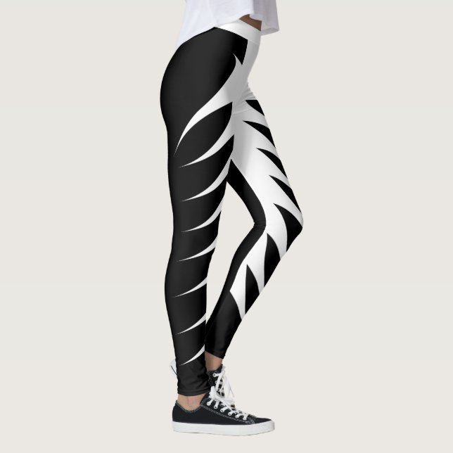 Leggings Leggencias en blanco y negro (Derecha)