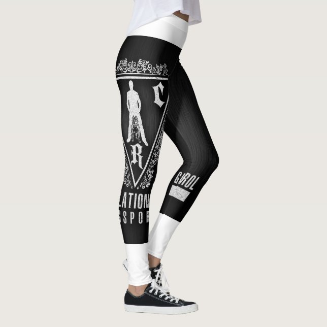 Leggings Leggencias en blanco y negro (Derecha)
