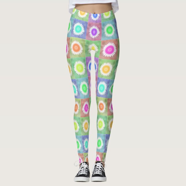 Leggings Leggencias en flor (Anverso)