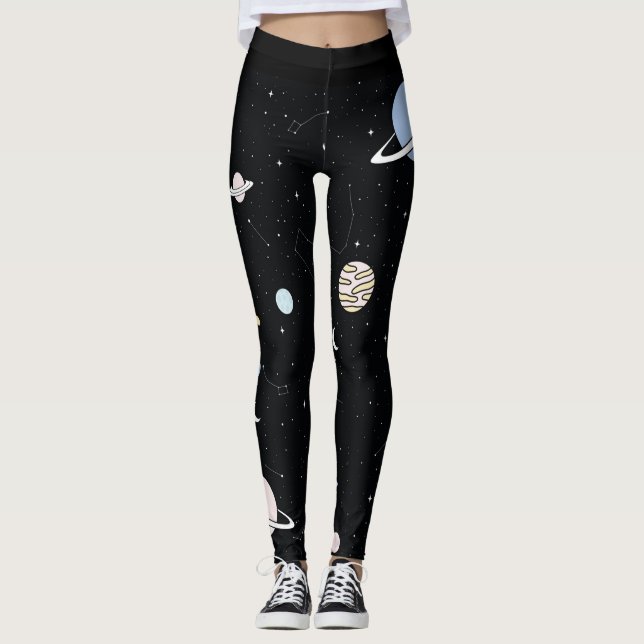 Leggings Leggencias espaciales (Anverso)