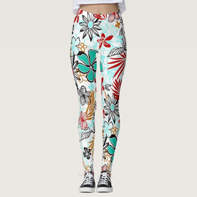 Leggings Leggencias/Floral (Anverso)