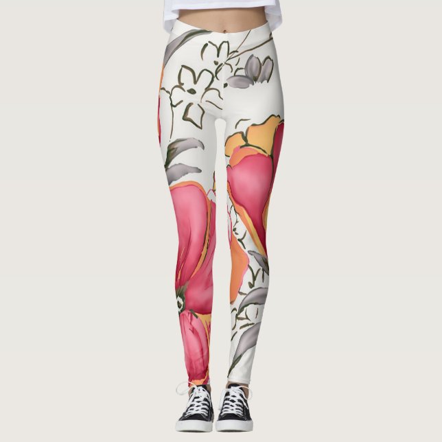 Leggings Leggencias/Floral (Anverso)