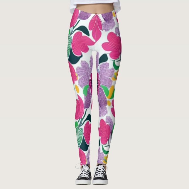 Leggings Leggencias florales (Anverso)