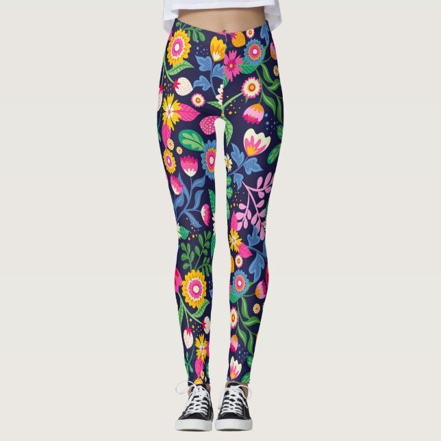 Leggings Leggencias florales (Anverso)