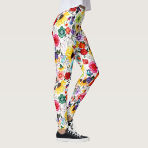 Leggings Leggencias florales modernas