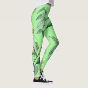 Leggings Leggencias forestales Árbol deja a la naturaleza
