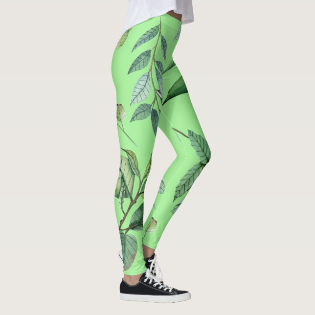 Leggings Leggencias forestales | Árbol deja a la naturaleza (Derecha)