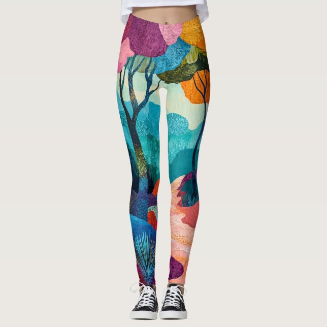 Leggings Leggencias forestales de otoño (Anverso)
