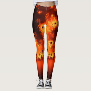 Leggings Leggencias fractales con bengalas solares