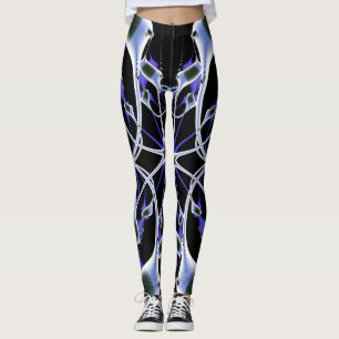 Leggings Leggencias fractales geométricas de moda