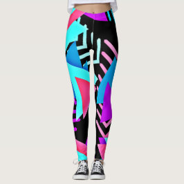 Leggings Leggencias geométricas coloridas