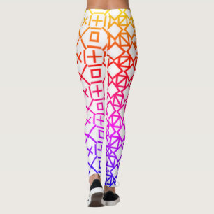 Leggings Leggencias geométricas coloridas