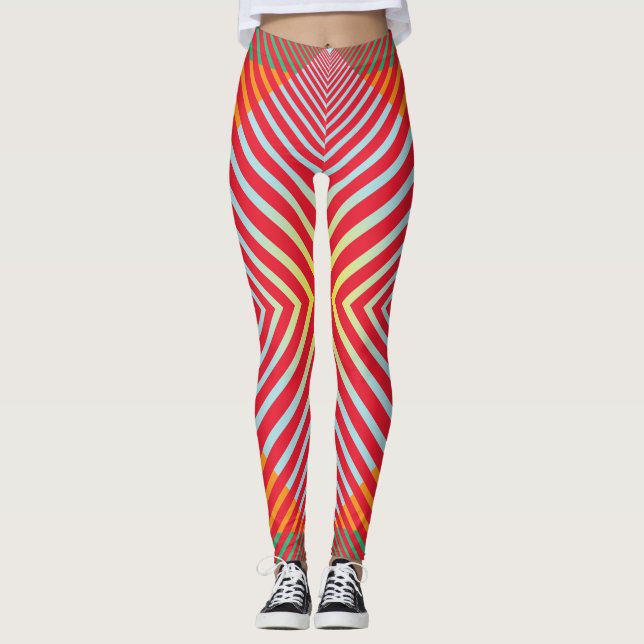 Leggings Leggencias geométricas modernas (Anverso)