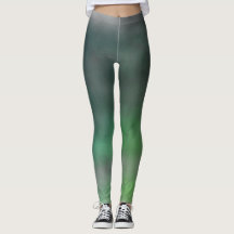 Leggencias Grunge de Ombré Verde