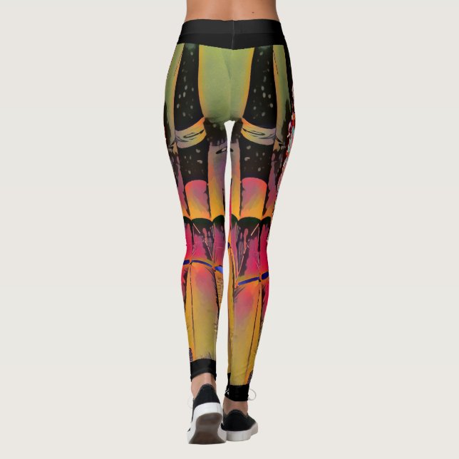 Leggings Leggencias inflamatorias negras (Reverso)