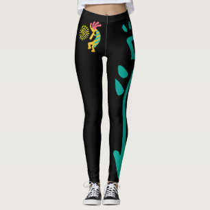Leggings Leggencias Kokopelli de estilo indio americano