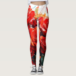 Leggings Leggencias - Las rosas rojas