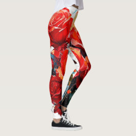 Leggings Leggencias - Las rosas rojas