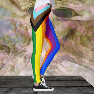 Leggings Leggencias LGBTQ y Orgullo - Bandera del progreso