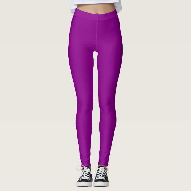 Leggings Leggencias magenta planas (Anverso)