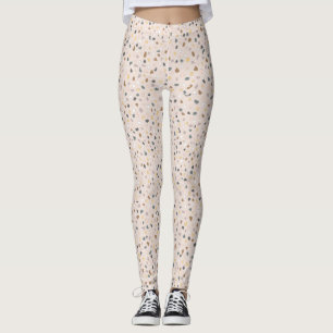 Leggings Leggencias modernas de estilo pekinés Terrazzo