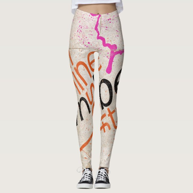 Leggings Leggencias motivacionales (Anverso)