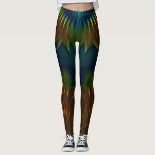 Leggings Leggencias ~ Naranja, verde y azul