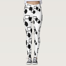 Leggings Leggencias Negra Y Blanca