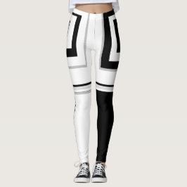 Leggings Leggencias negras, blancas y grises