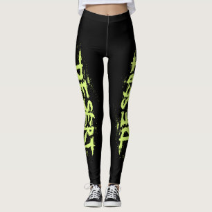 Leggings Leggencias negras con el logotipo GW