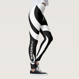 Leggings Leggencias negras Damonti Sport New Wave