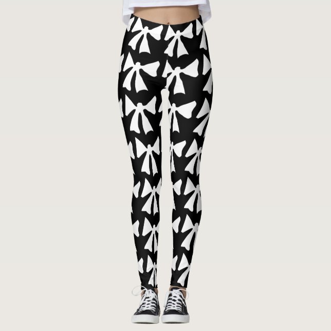 Leggings Leggencias negras de arco blanco de Guay (Anverso)