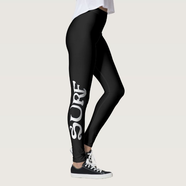Leggings Leggencias negras de surf (Derecha)