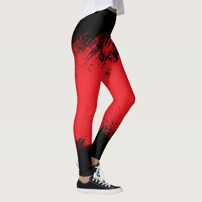 Leggings Leggencias negras y rojas (Derecha)
