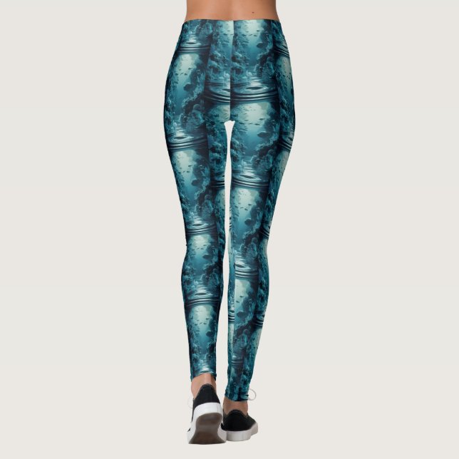 Leggings Leggencias oceánicas profundas (Reverso)