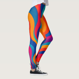 Leggings Leggencias onduladas de colores dinámicos