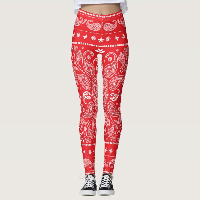 Leggings Leggencias Paisley Design-1 (Anverso)