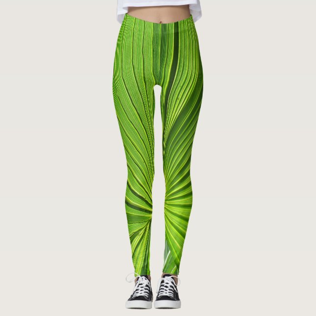 Leggings Leggencias - Palm Frond (Anverso)